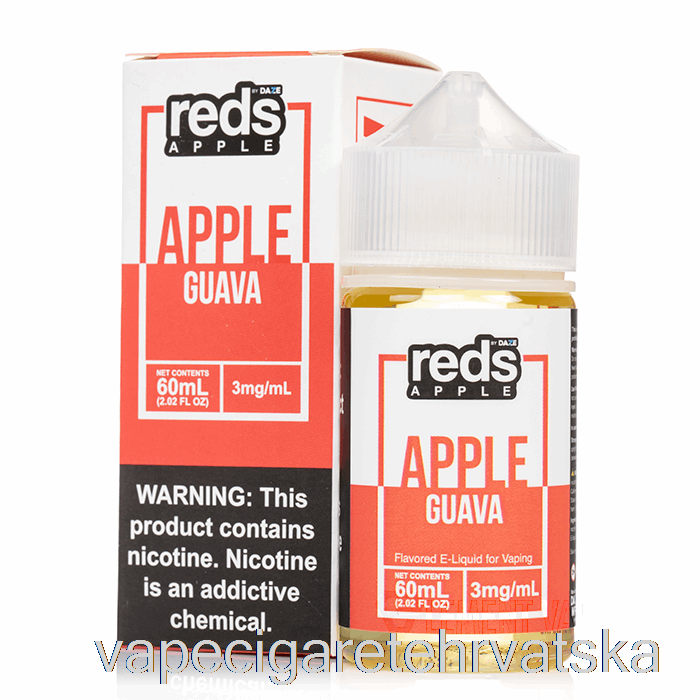 Vape Hrvatska Guava - E-sok Od Crvene Jabuke - 7 Daze - 60ml 3mg